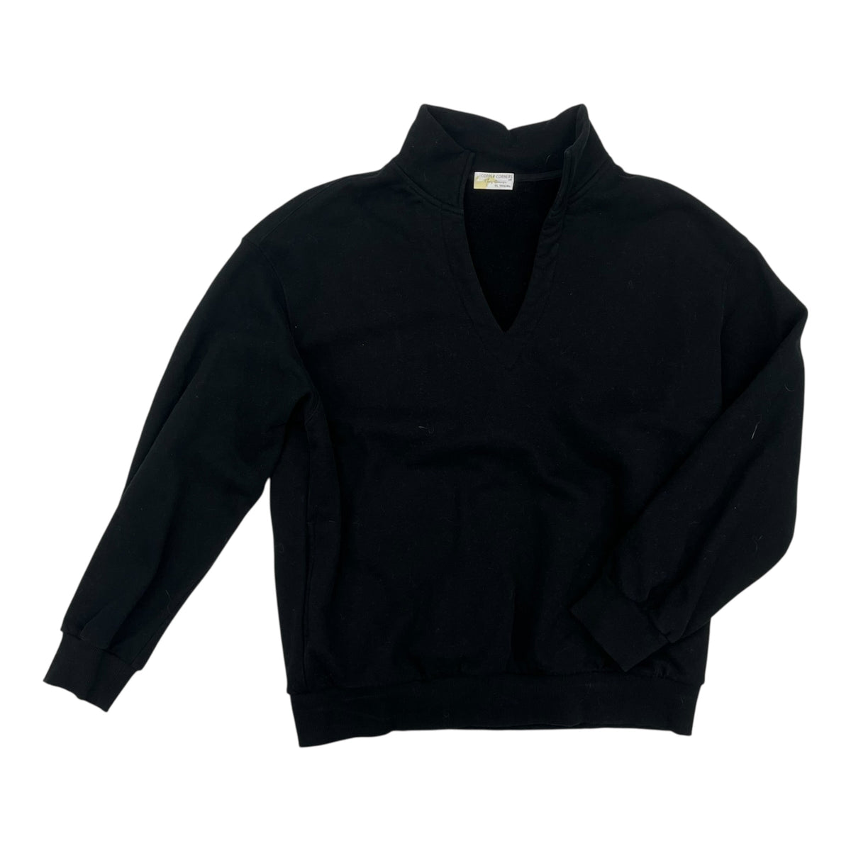 Sweatshirt Collar By Clothes Mentor In Black, Size:Xl