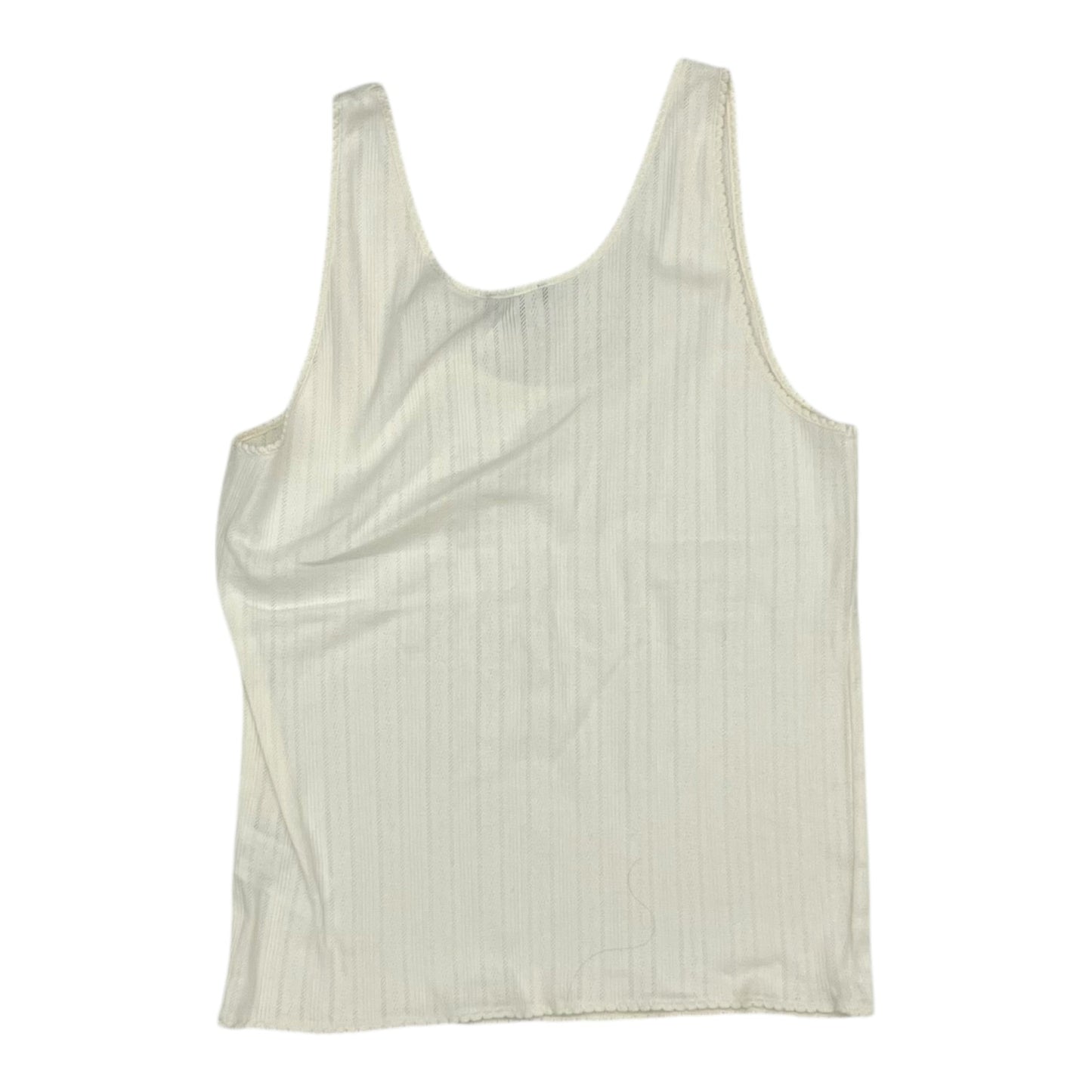Tank Top By J. Crew In Cream, Size:Xl