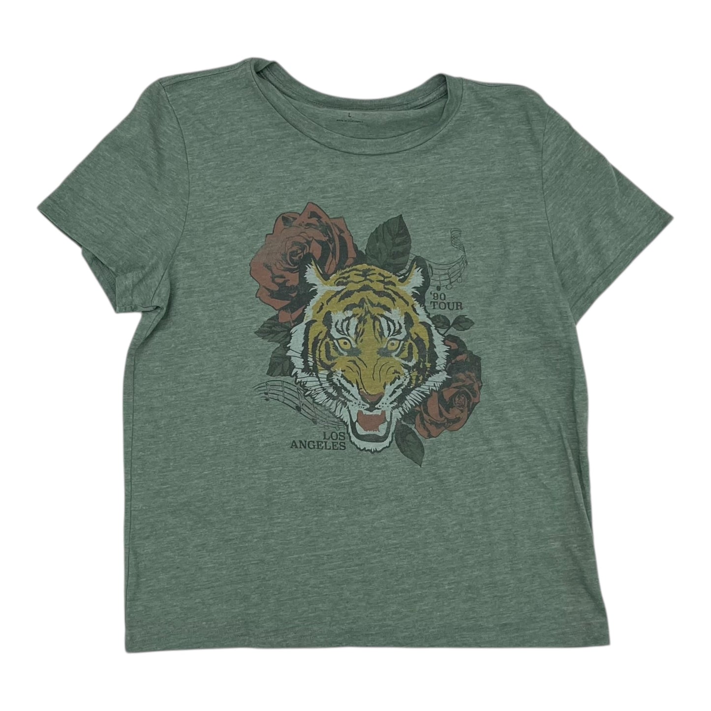 Top Ss By Lucky Brand In Green, Size:L