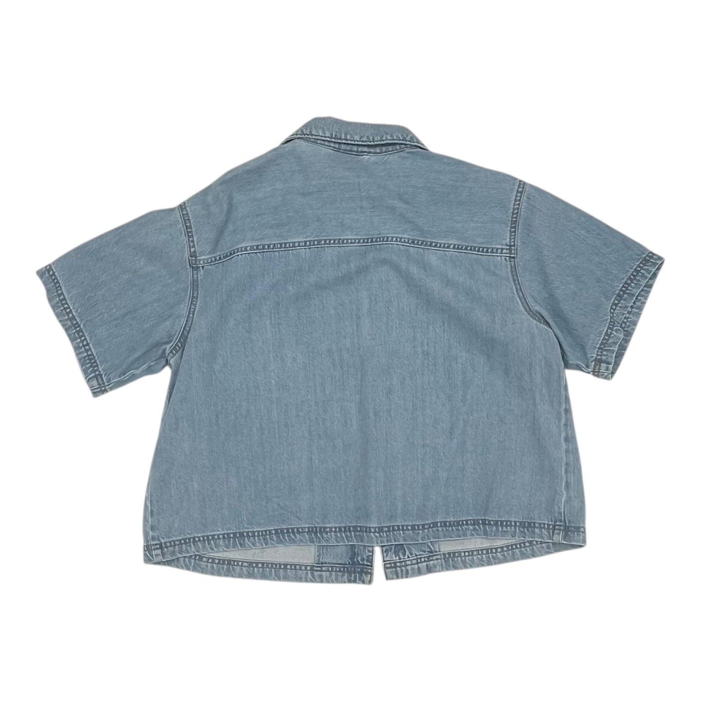 Top Ss By Universal Thread In Blue Denim, Size:M