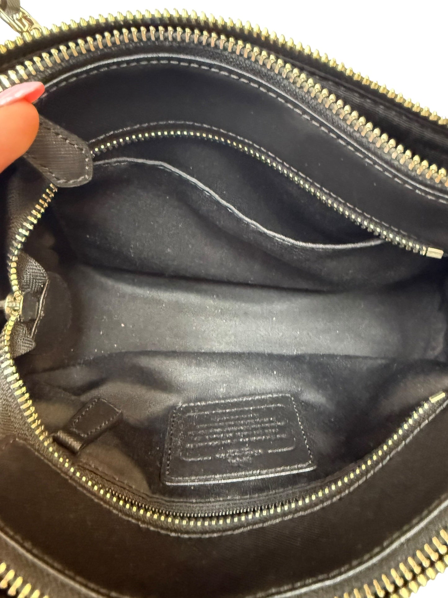 Crossbody Designer By Coach In Black, Size:Medium