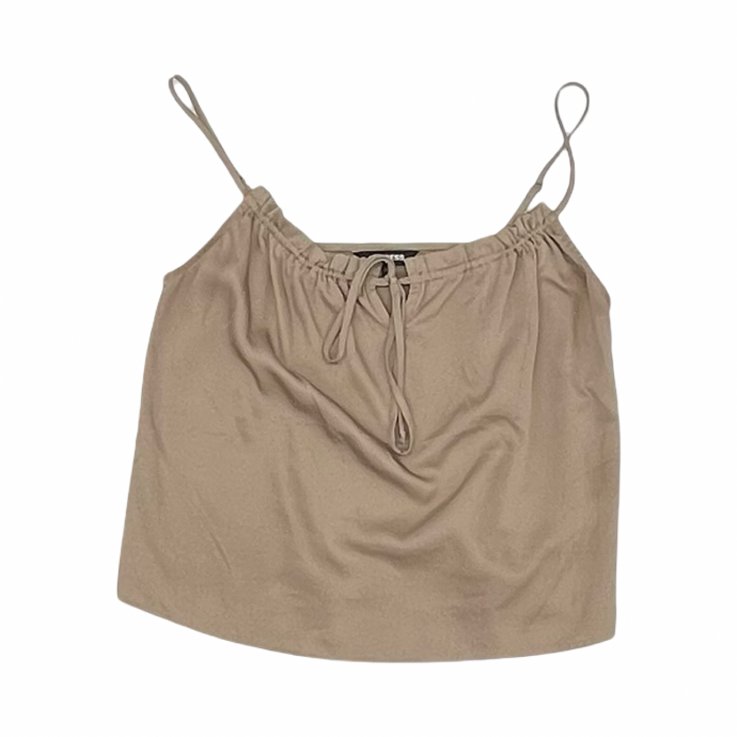 Blouse Sleeveless By Express In Brown, Size:S