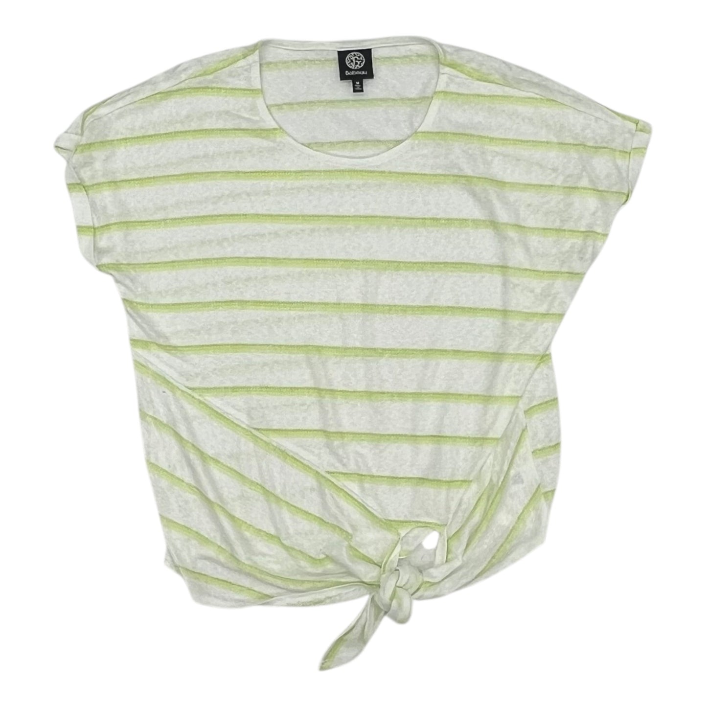 Top Ss By Bobeau In Green & White, Size:M