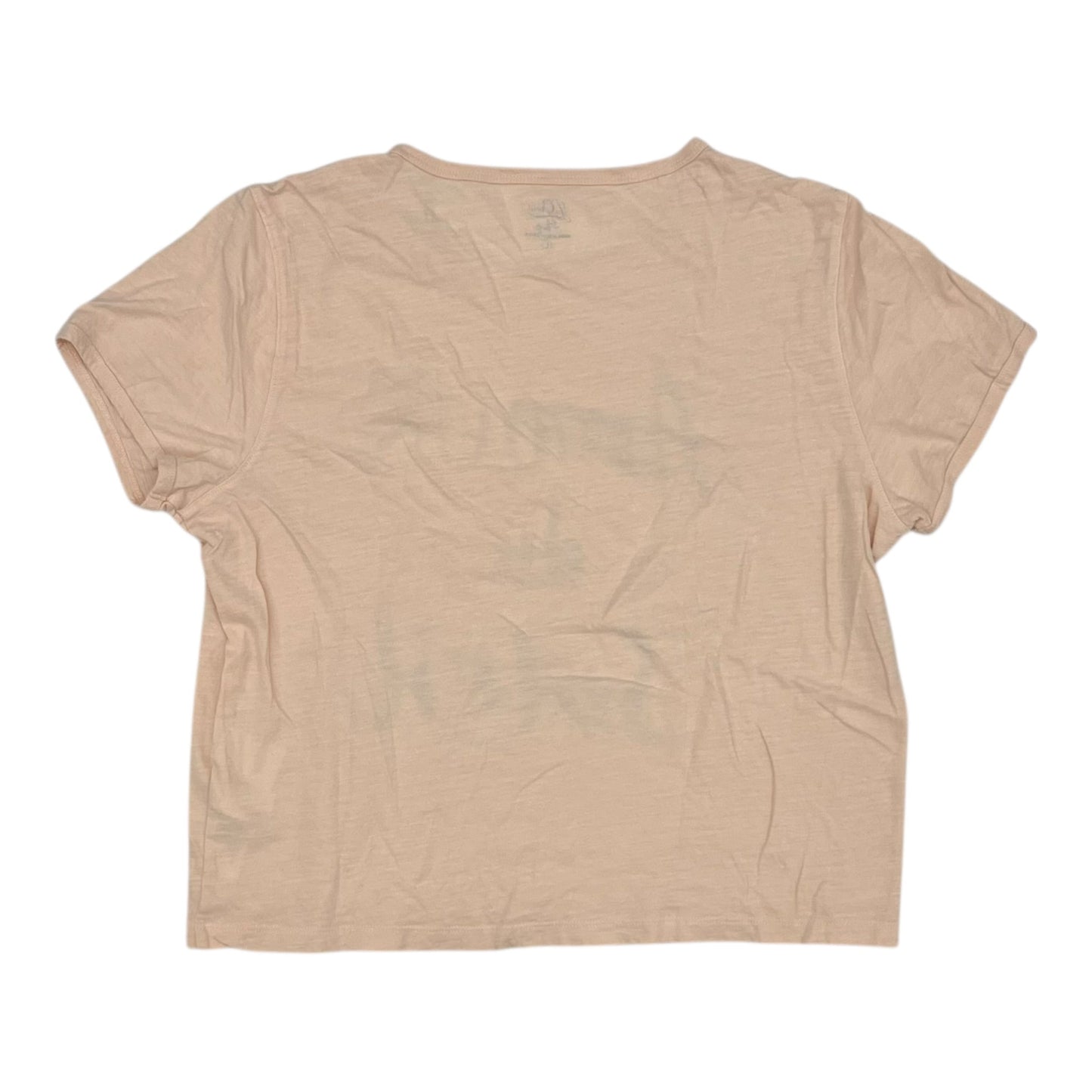 Top Ss By J. Crew In Peach, Size:L