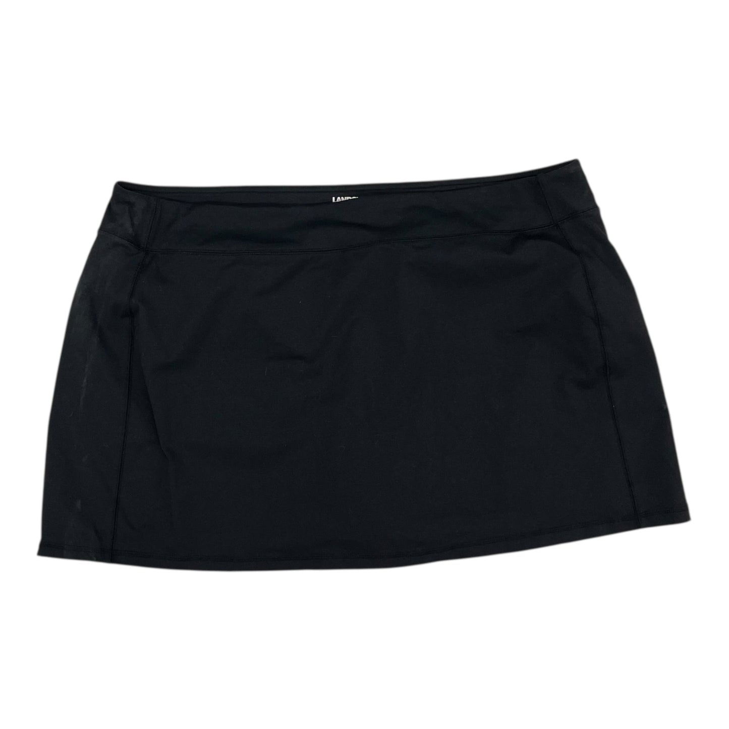 Skort By Lands End In Black, Size:3X