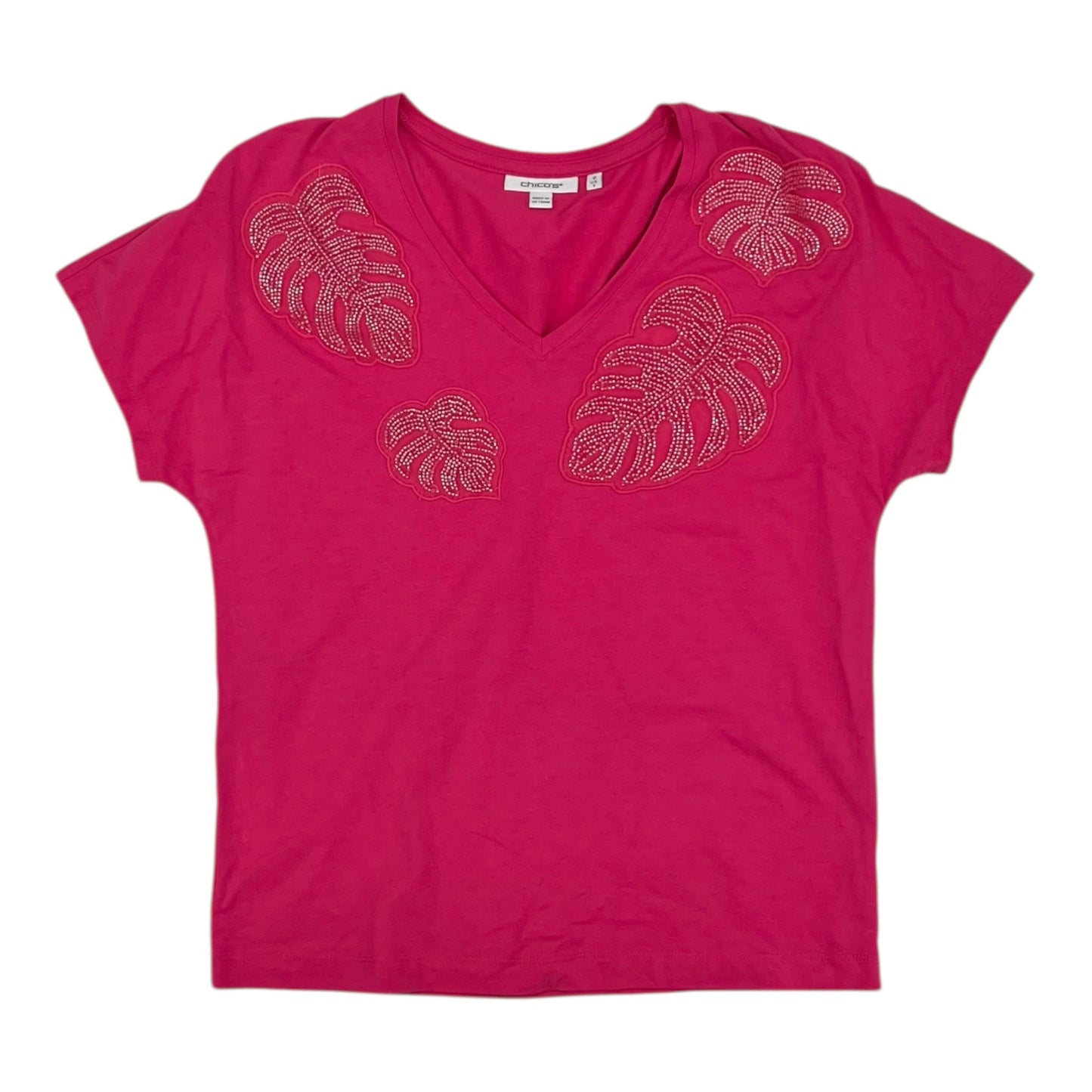 Top Ss By Chicos In Pink, Size:S