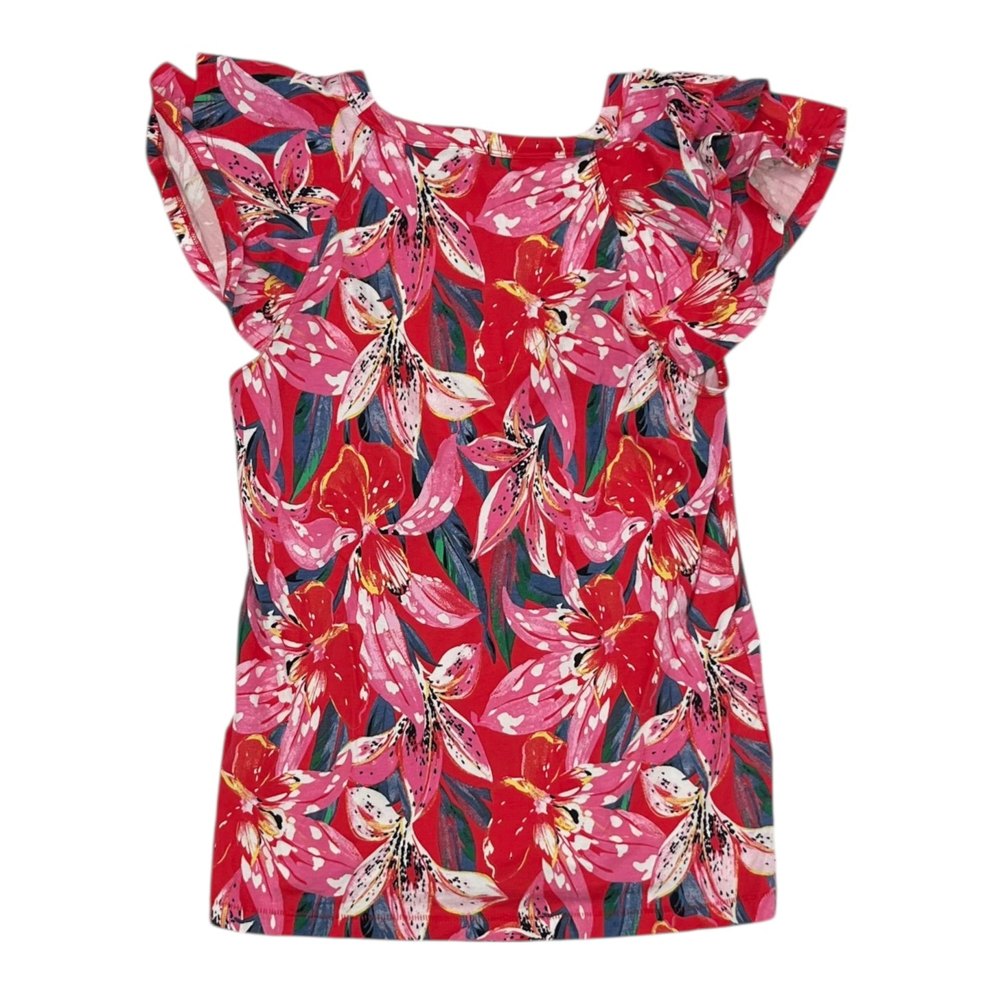 Top Ss By Chicos In Blue & Pink, Size:S