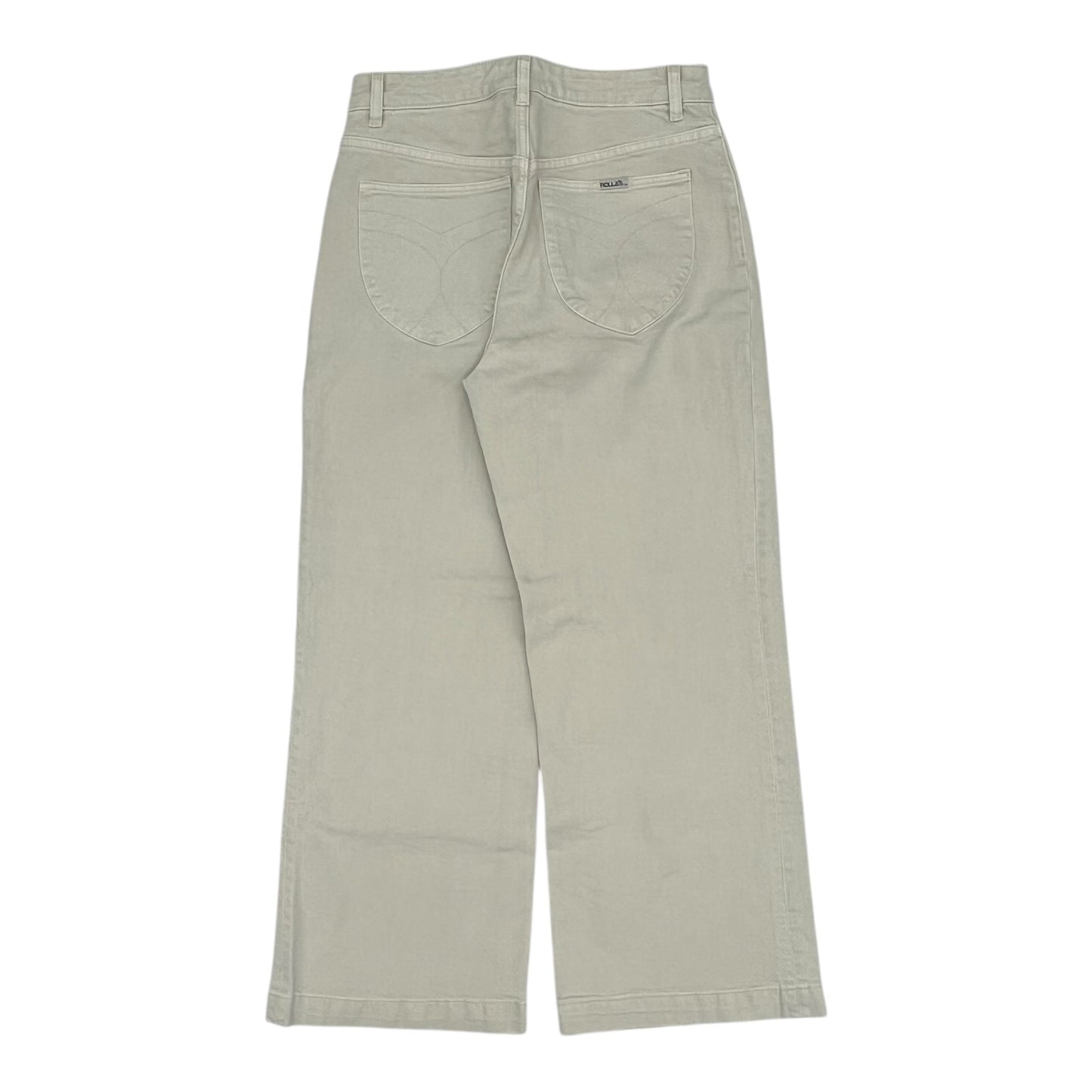 Jeans Wide Leg By Rollas In Tan Denim, Size:10