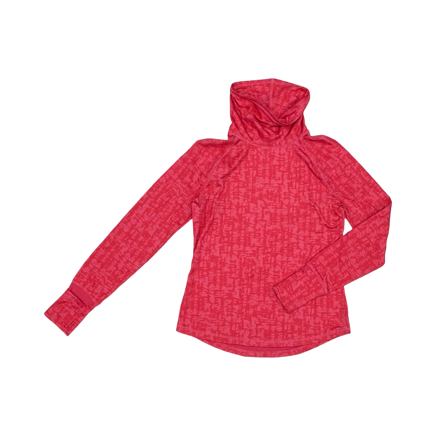 Athletic Top Ls Collar By Exertek In Pink, Size:S