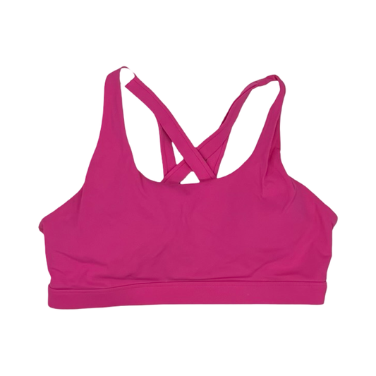 Athletic Bra By Cmf In Pink, Size:L