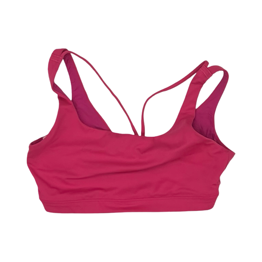 Athletic Bra By Athleta In Pink, Size:L