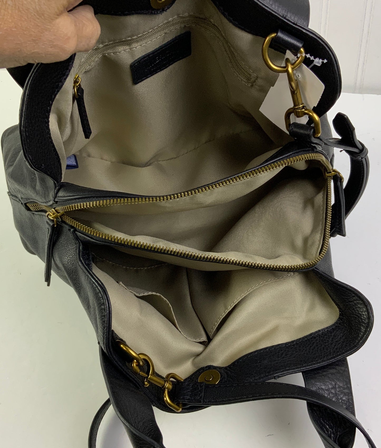 Handbag Leather By American Leather Co, Size: Medium