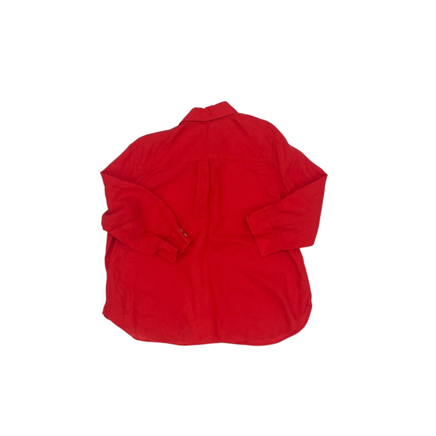Blouse Ls By Chicos In Red, Size:L