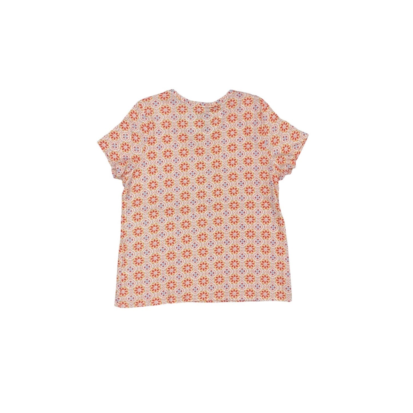Top Ss By Croft And Barrow In Orange & White, Size:Xl
