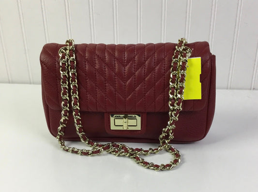 Handbag Designer By Karl Lagerfeld In Red, Size:Small