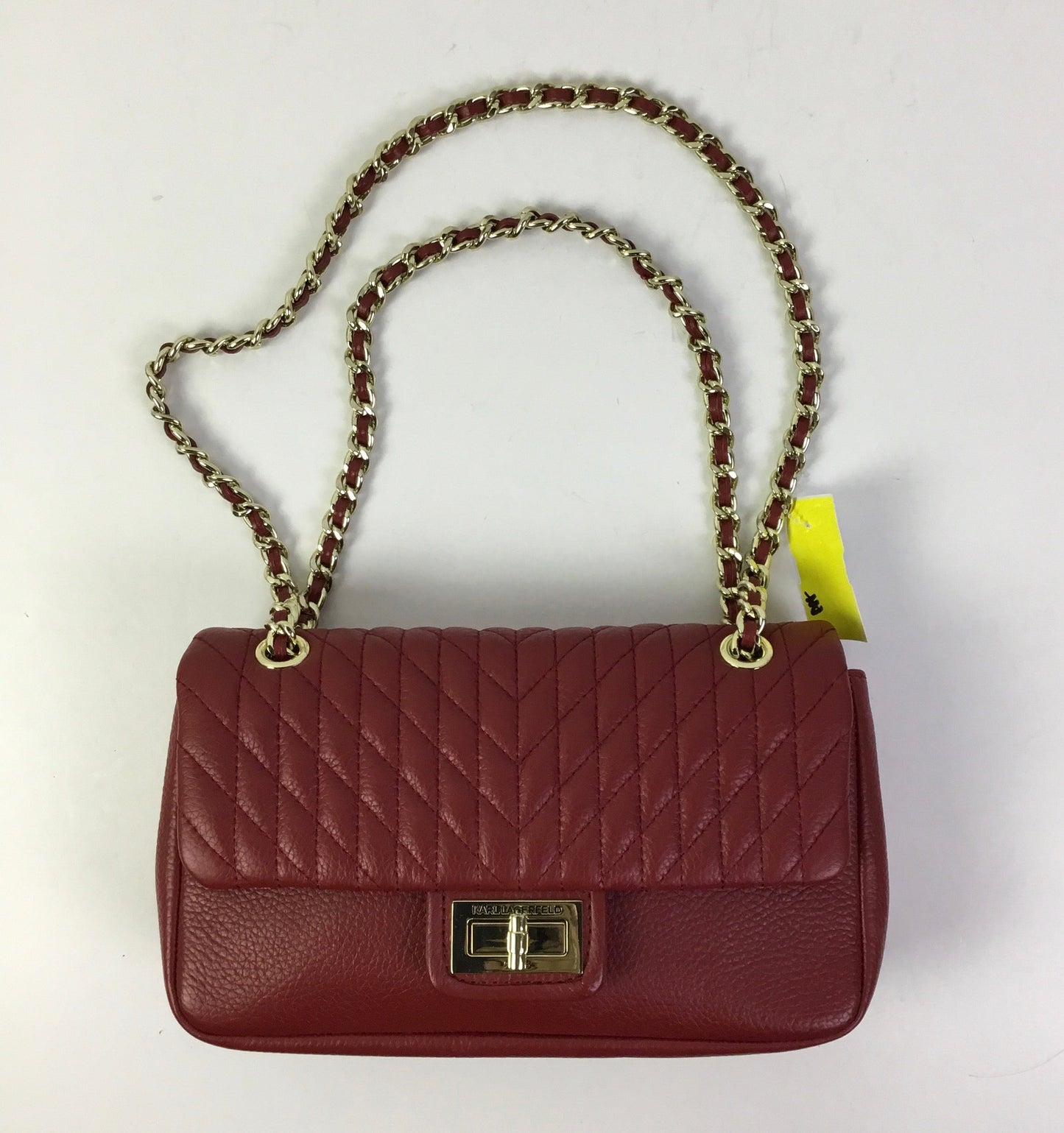 Handbag Designer By Karl Lagerfeld In Red, Size:Small