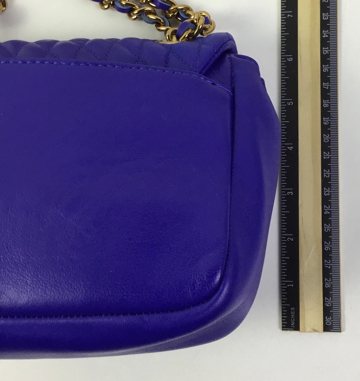 Handbag Designer By Karl Lagerfeld In Blue, Size:Small