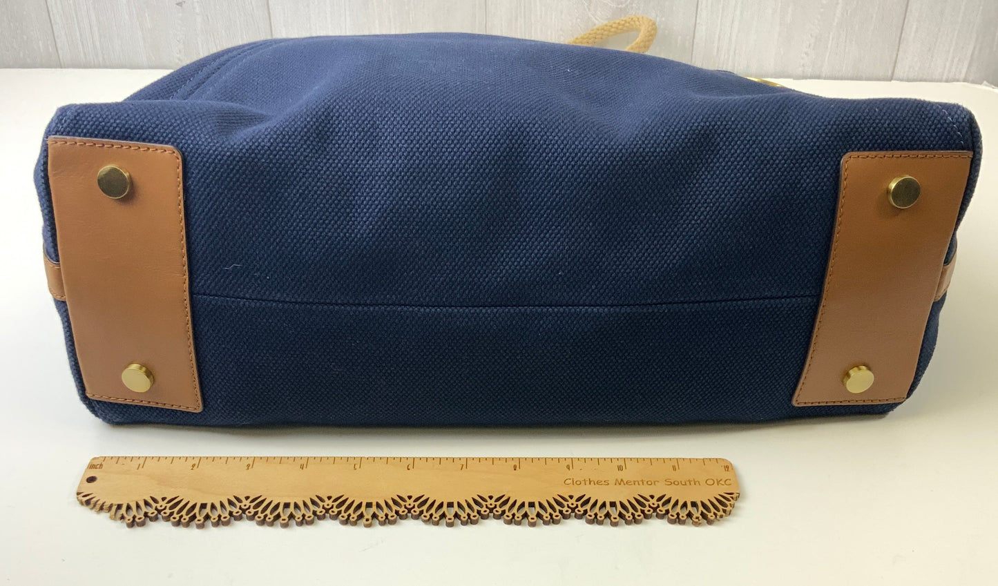 Handbag Designer By Michael Kors In Navy, Size:Large