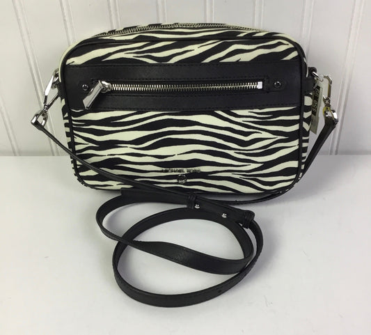 Crossbody Designer By Michael Kors In Zebra Print, Size:Small