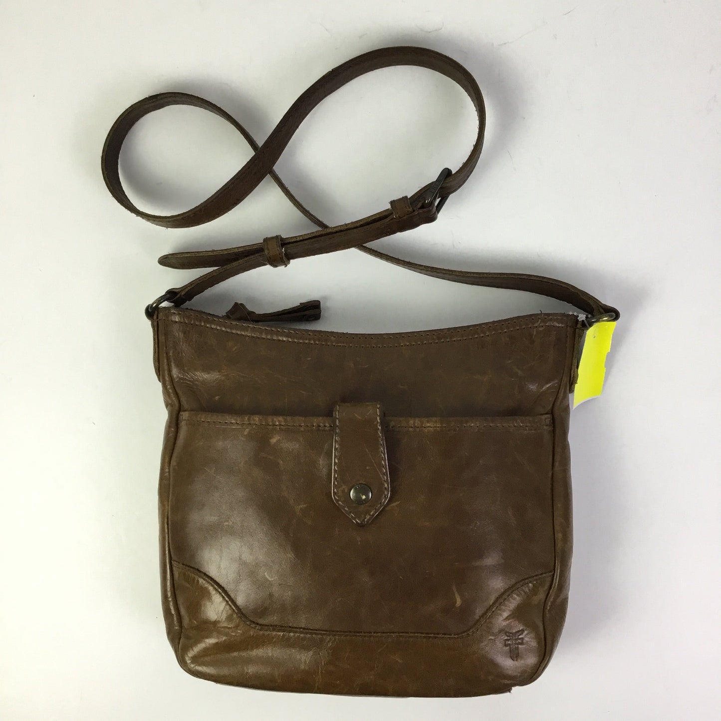 Handbag Designer By Frye In Brown, Size:Medium