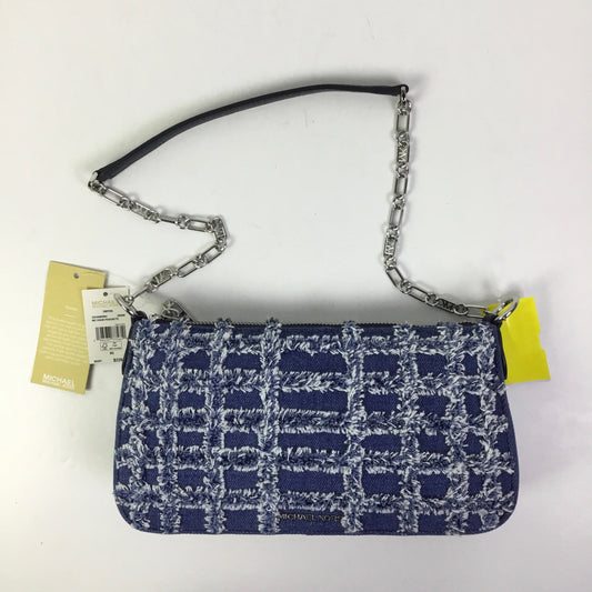 Handbag Designer By Michael Kors In Blue Denim, Size:Small