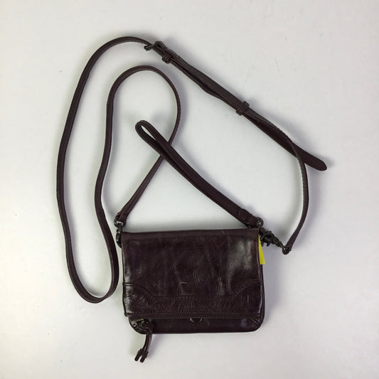 Crossbody Designer By Frye In Purple, Size:Small