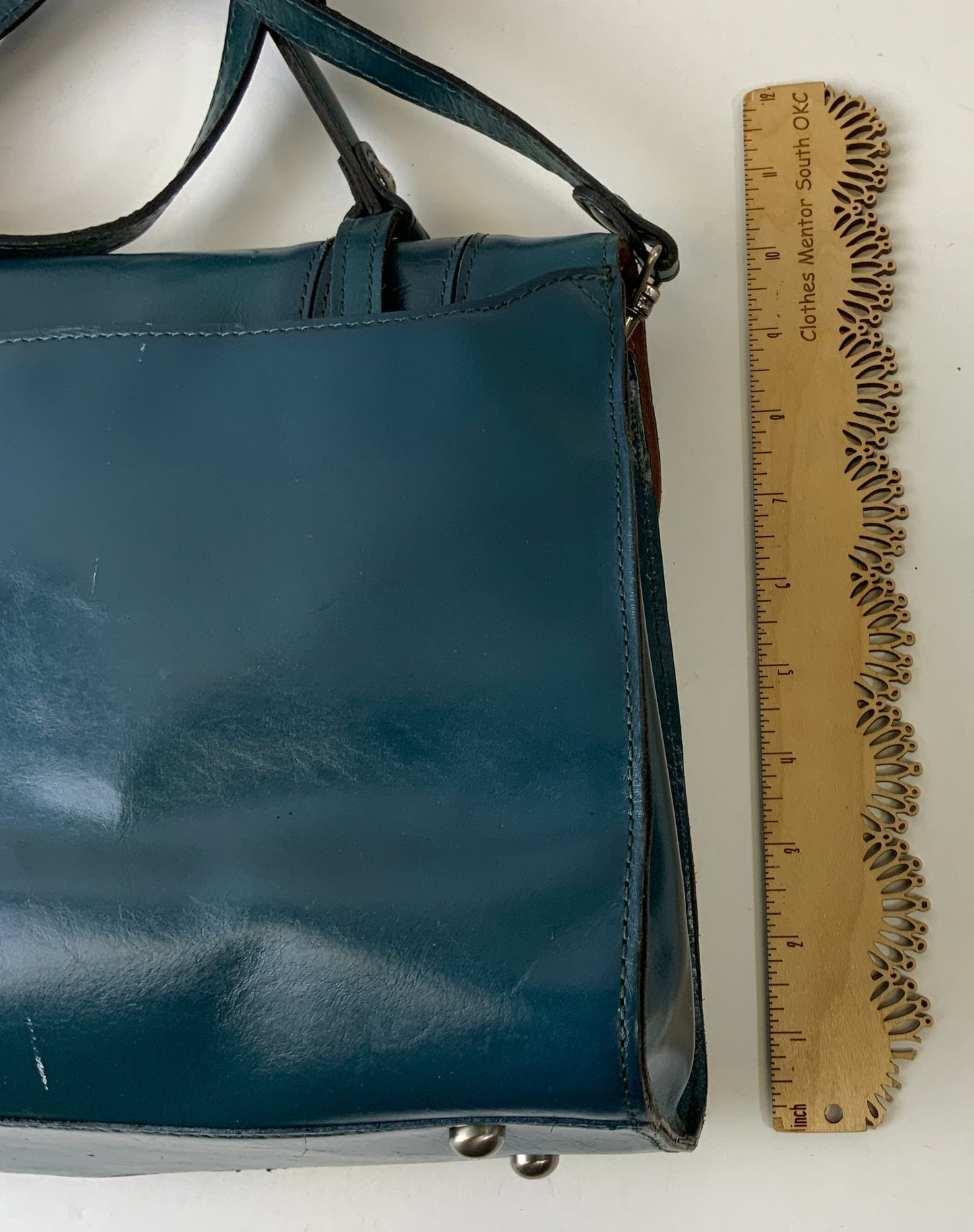 Handbag Designer By Patricia Nash In Teal, Size:Large OTHER INFO: AS IS
