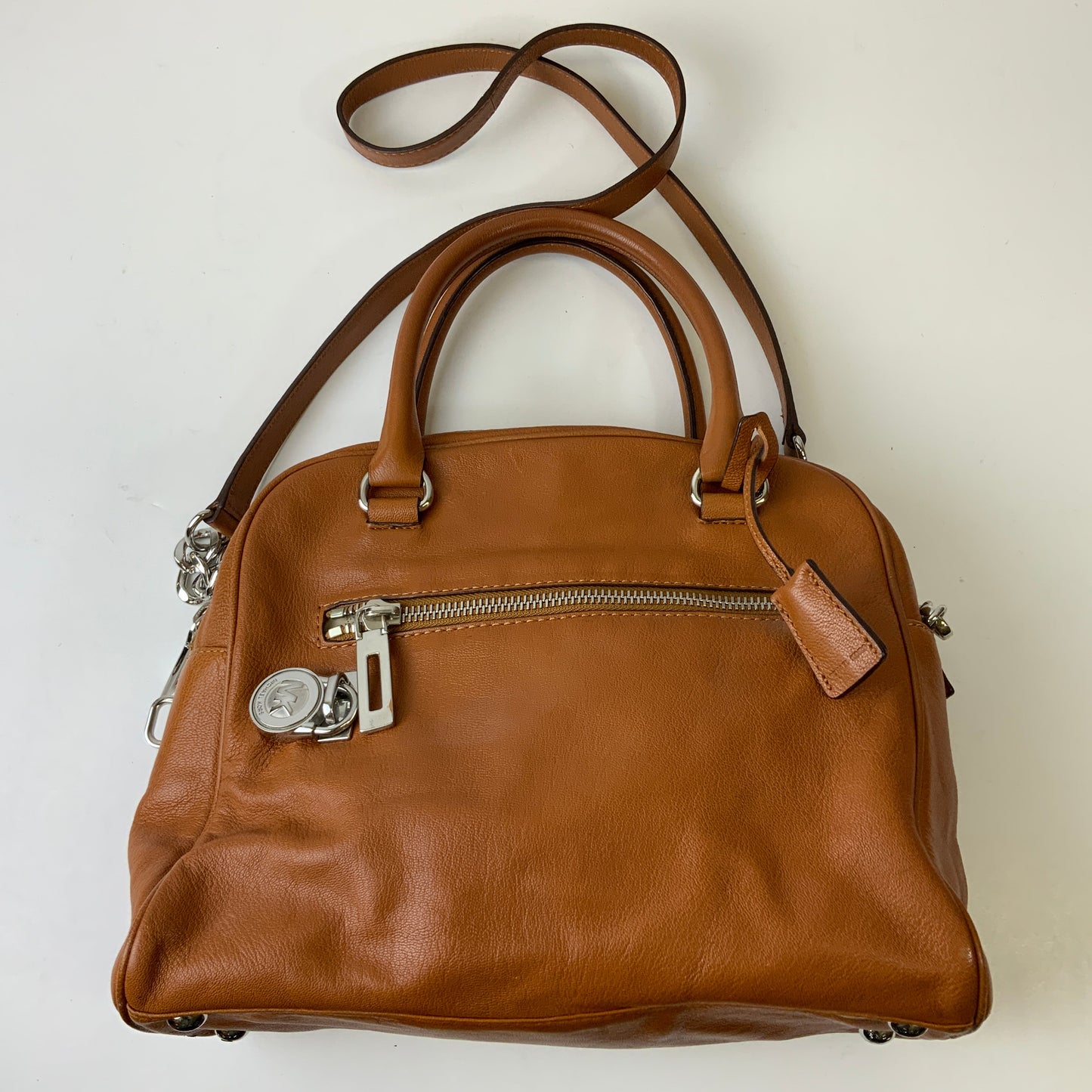 Handbag Designer By Michael Kors In Brown, Size:Medium