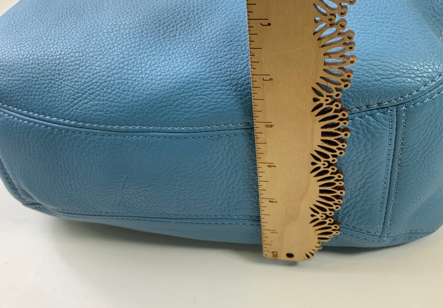 Handbag Designer By Michael Kors In Blue, Size:Medium