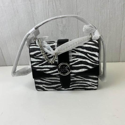 Crossbody Designer By Michael Kors In Zebra Print, Size:Small