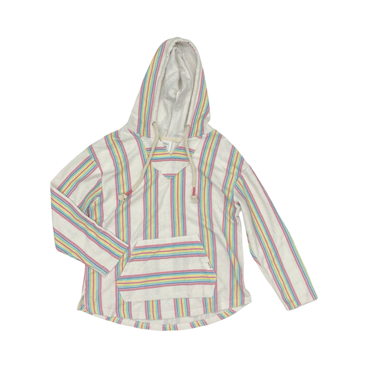 Sweatshirt Hoodie By Clothes Mentor In Cream, Size:S