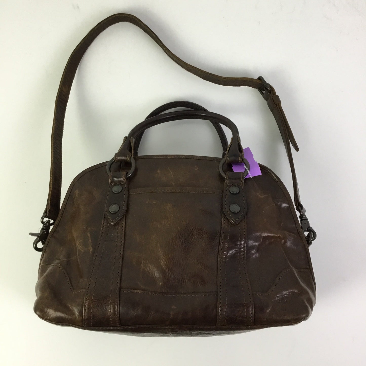 Handbag Designer By Frye In Brown, Size:Medium