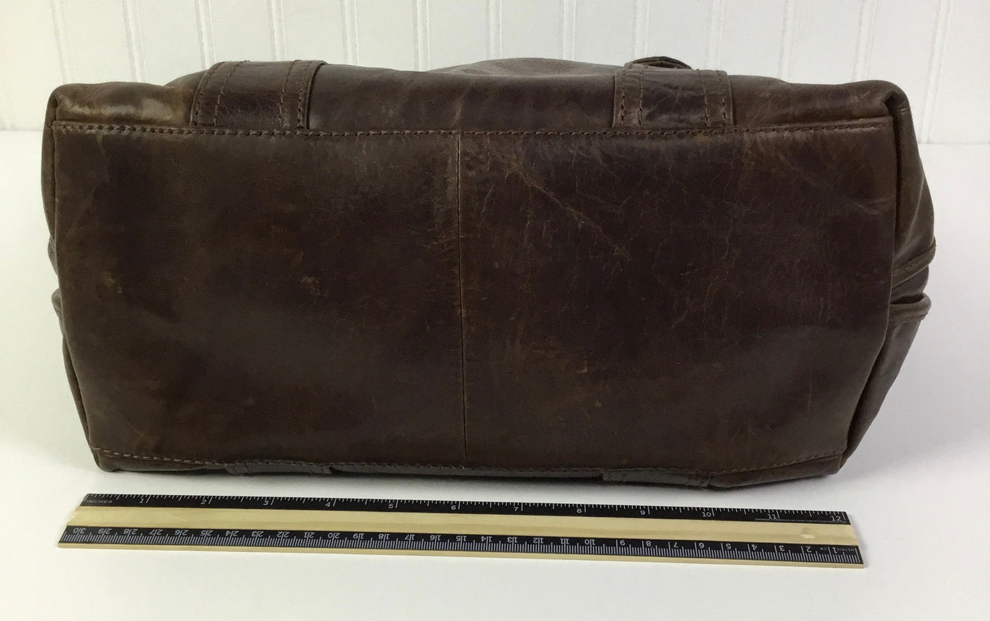 Handbag Designer By Frye In Brown, Size:Medium