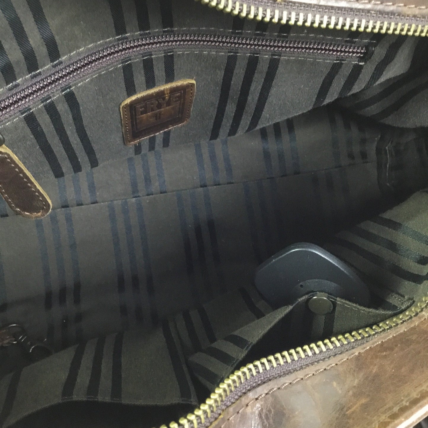 Handbag Designer By Frye In Brown, Size:Medium