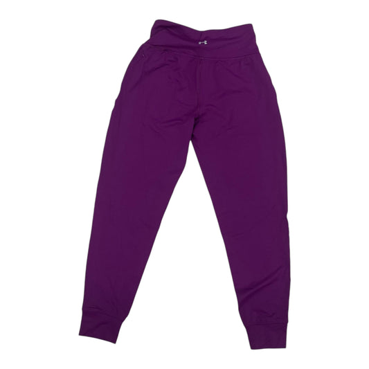 Athletic Pants By Under Armour In Purple, Size:S