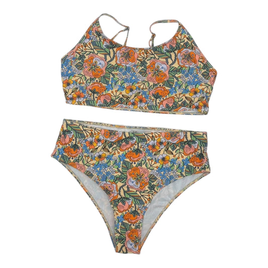 Swimsuit 2Pc By Cmf In Floral Print, Size:Xl