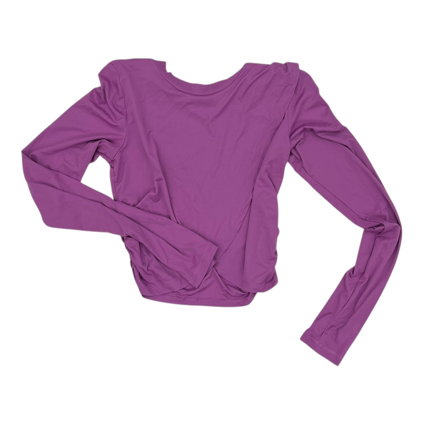 Athletic Top Ls Crewneck By Free People In Purple, Size:L