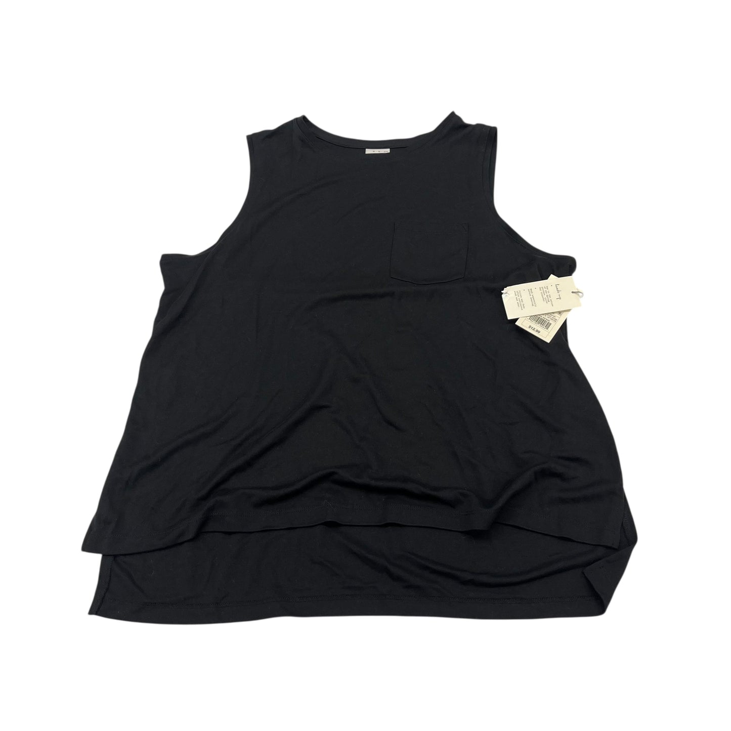 Top Sleeveless By A New Day In Black, Size:Xl