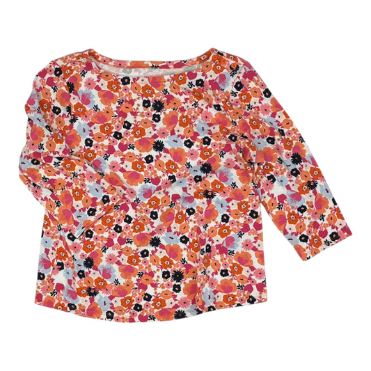 Top 3/4 Sleeve By Charter Club In Floral Print, Size:Xl