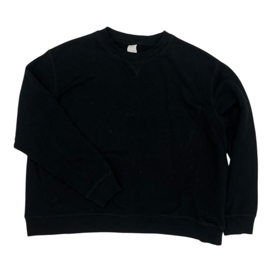 Sweatshirt Crewneck By H&M In Black, Size:Xl