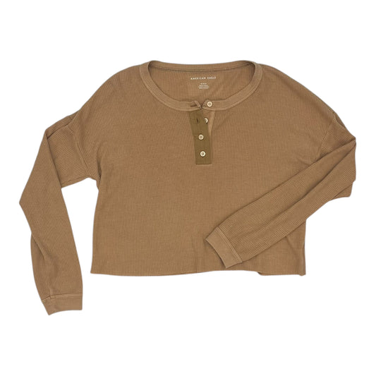 Top Ls By American Eagle In Brown, Size:M