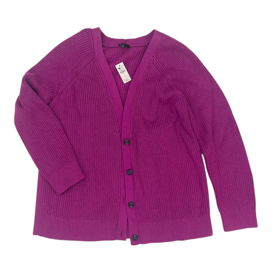 Sweater Cardigan By Talbots In Pink, Size:1X