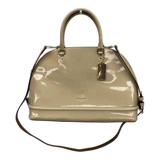 Handbag Designer By Coach In Tan, Size:Medium