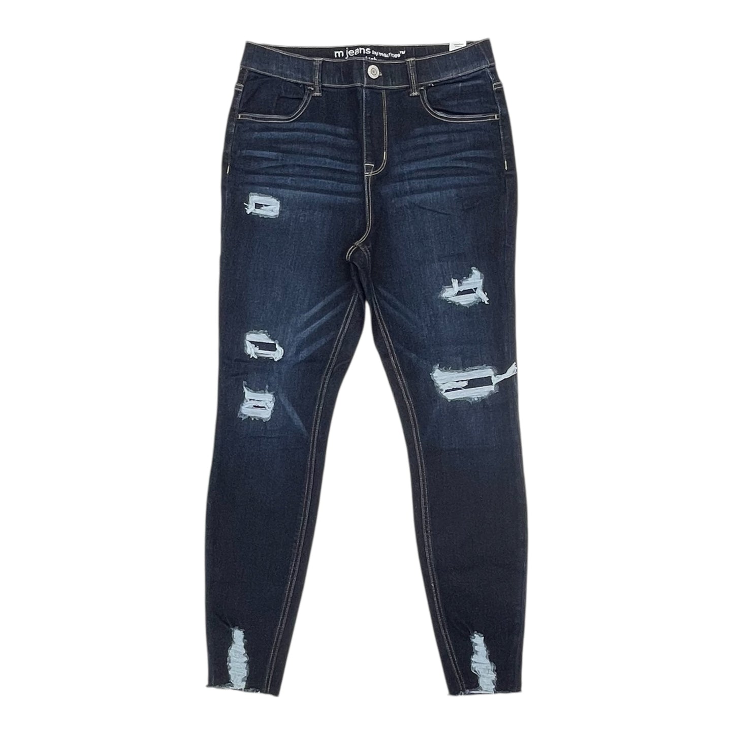 Jeans Jeggings By Maurices In Blue Denim, Size:M