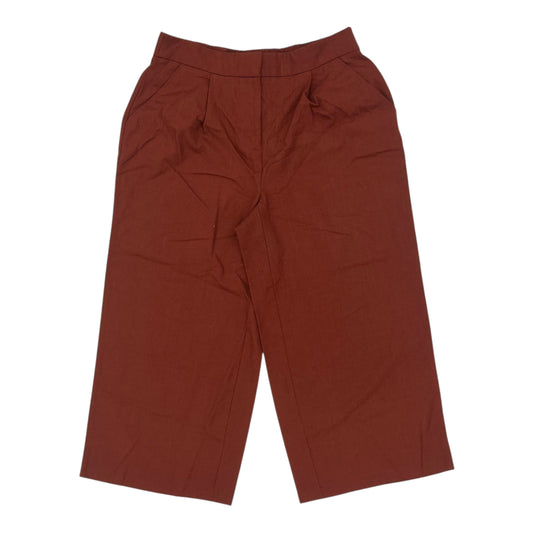 Pants Wide Leg By Nine West In Brown, Size:L