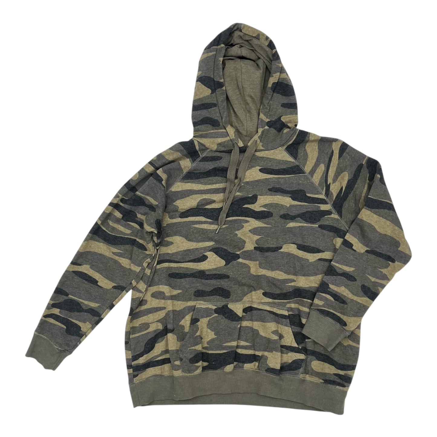 Sweatshirt Hoodie By Torrid In Camouflage Print, Size:L