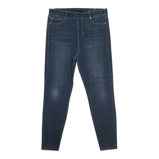 Jeans Skinny By Liverpool In Blue Denim, Size:14