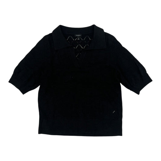 Sweater Ss By Talbots In Black, Size:M