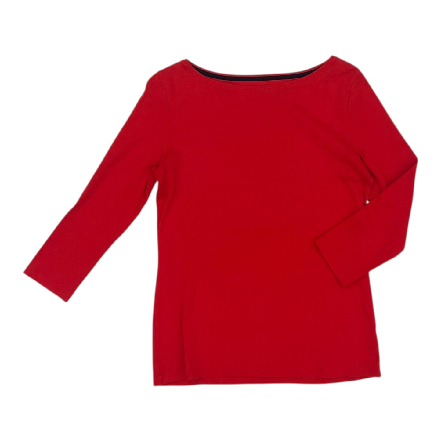 Top 3/4 Sleeve By Talbots In Red, Size:S