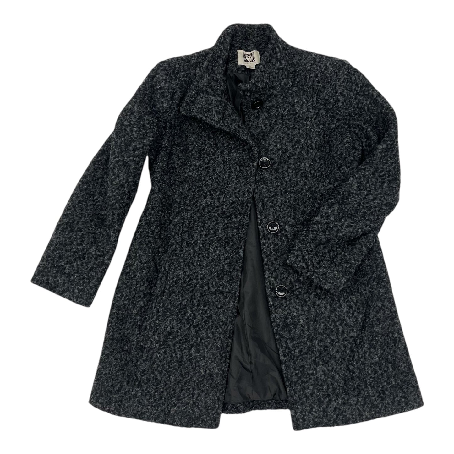 Coat Wool By Anne Klein In Grey, Size:22Womens